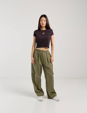Playera Mossimo cuello ojal para mujer