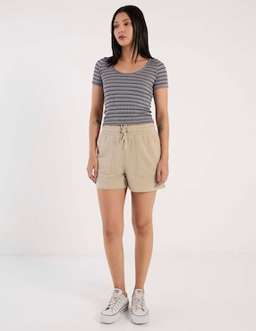 Playera manga corta Mossimo cuello redondo para mujer
