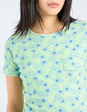 Playera manga corta Mossimo cuello redondo para mujer