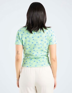 Playera manga corta Mossimo cuello redondo para mujer