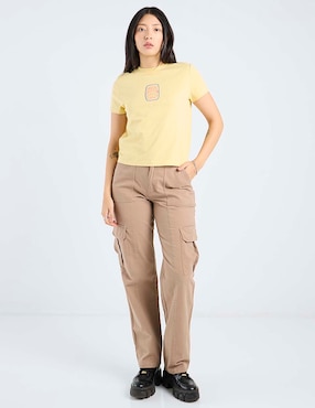 Playera manga corta Mossimo cuello redondo para mujer