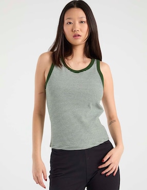 Top Mossimo cuello redondo tirante ancho