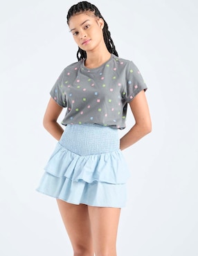 Falda corta Mossimo cintura alta