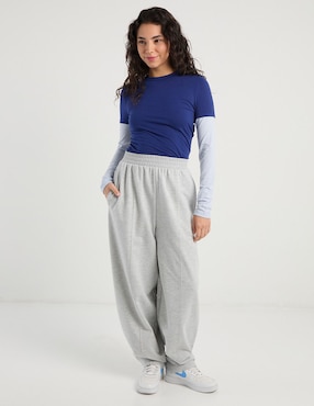 Pants wide leg Mossimo con elástico para mujer