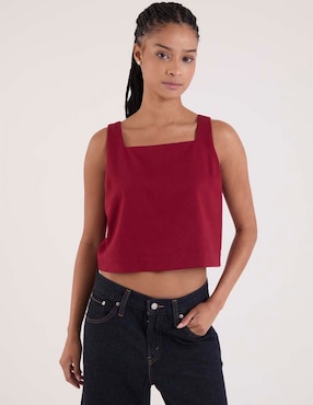 Top Mossimo escote cuadrado tirante ancho