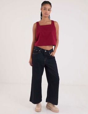 Top Mossimo escote cuadrado tirante ancho
