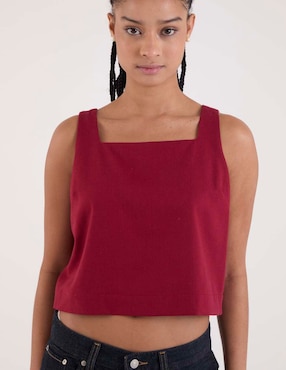 Top Mossimo escote cuadrado tirante ancho