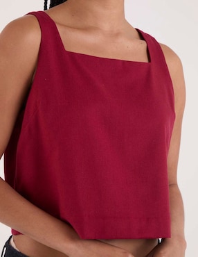 Top Mossimo escote cuadrado tirante ancho