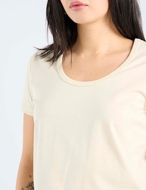 Playera manga corta Mossimo cuello redondo para mujer