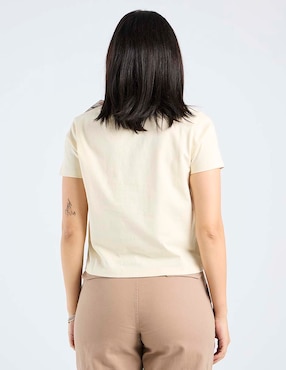 Playera manga corta Mossimo cuello redondo para mujer