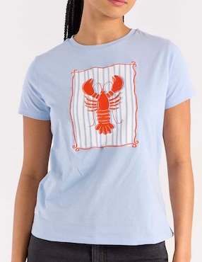 Playera manga corta Mossimo cuello redondo para mujer