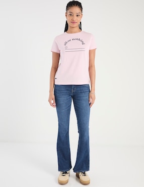 Playera manga corta Mossimo cuello redondo para mujer