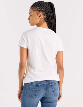 Playera manga corta mossimo cuello redondo para mujer