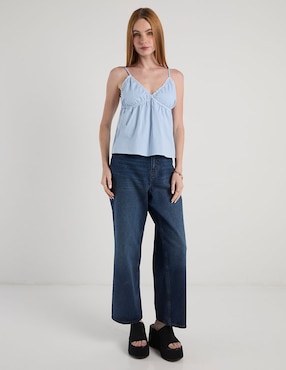 Top Mossimo escote V tirante ajustable