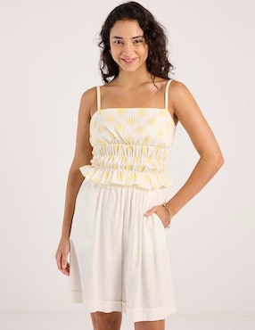 Top Mossimo escote cuadrado tirante delgado