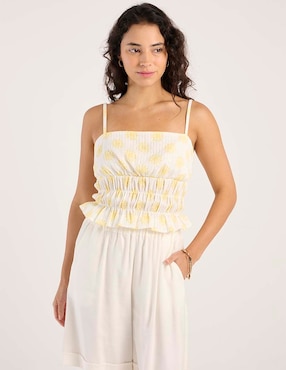 Top Mossimo escote cuadrado tirante delgado