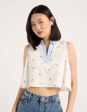 Blusa Mossimo sin manga para mujer