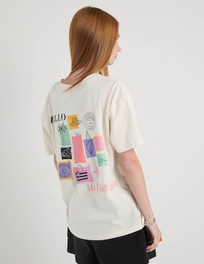 Playera manga corta Mossimo cuello redondo para mujer
