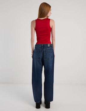 Jeans relaxed amplio a la cadera Mossimo para mujer