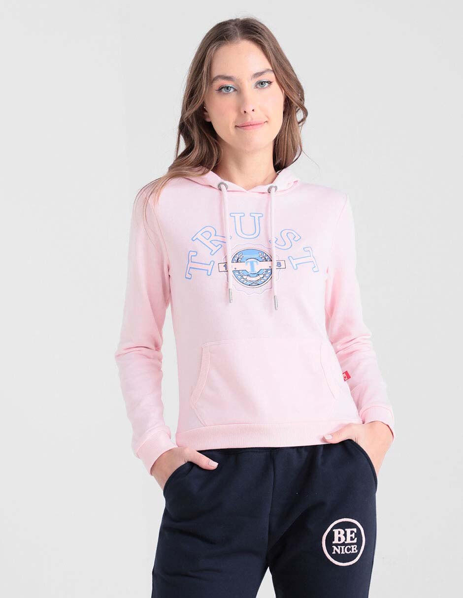 Sudadera Mossimo para mujer con capucha estampada en SB