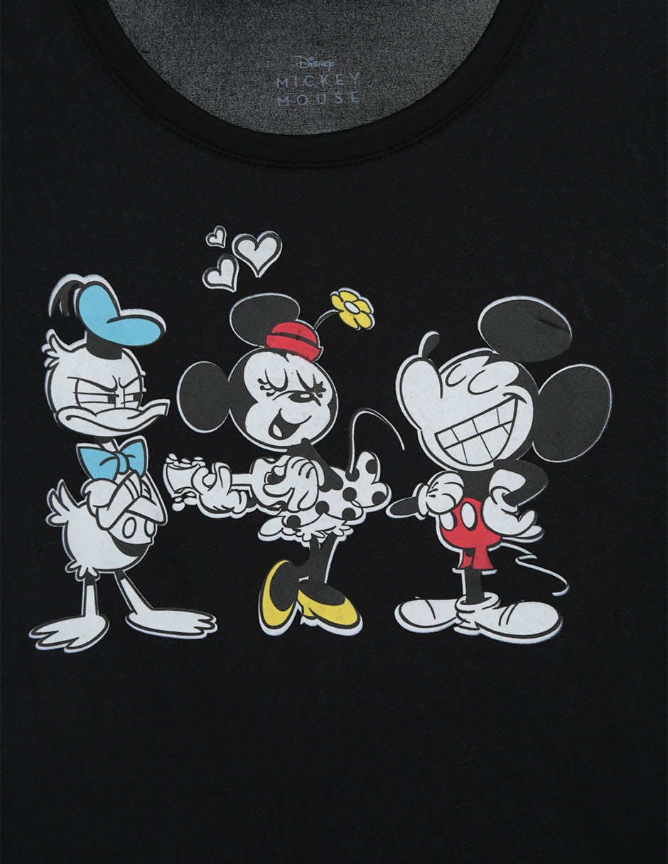 Playera manga corta cuello redondo para mujer 3