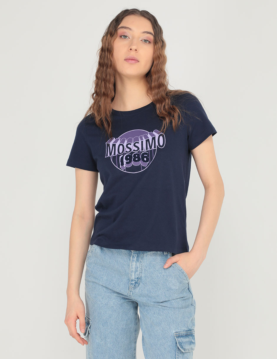 Playera manga corta Mossimo cuello redondo para mujer