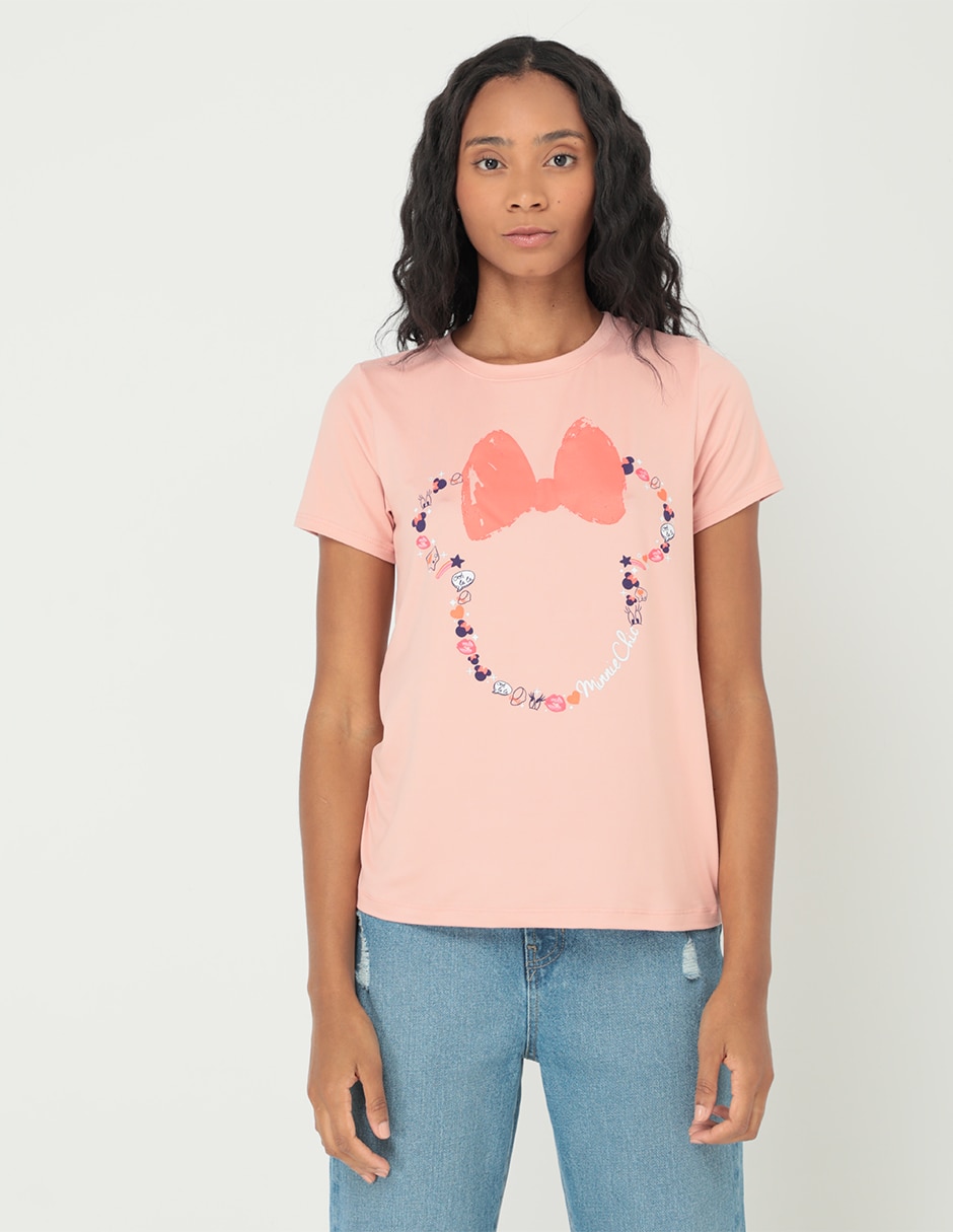 Playera minnie mouse discount mujer