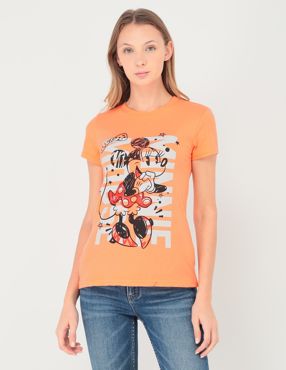 Playera minnie mouse online mujer