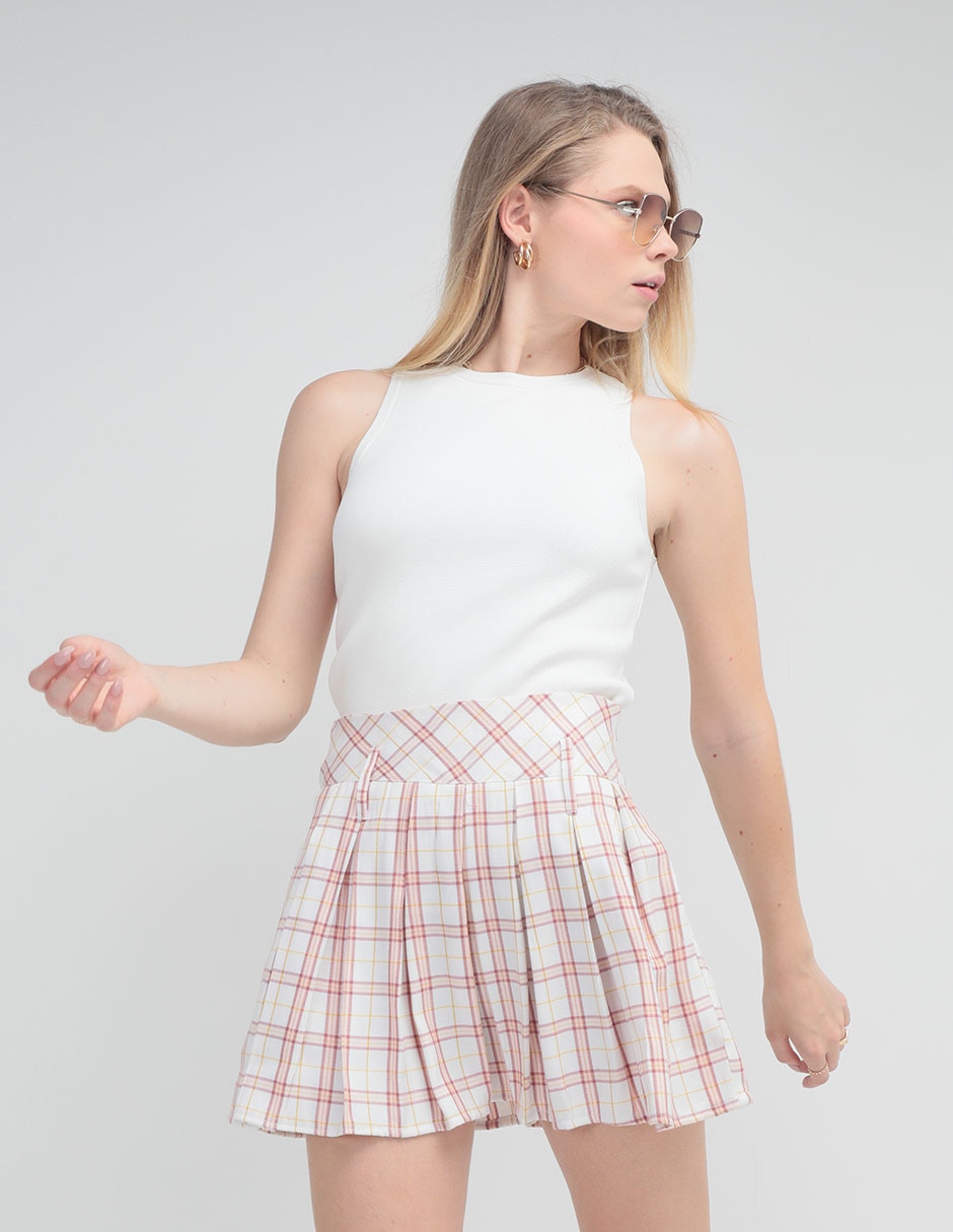 Falda mini a la cadera 1