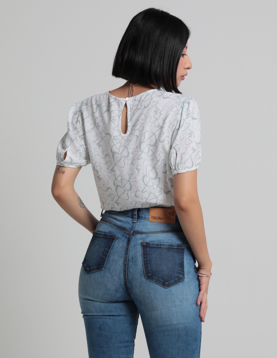Blusa manga corta para mujer 2