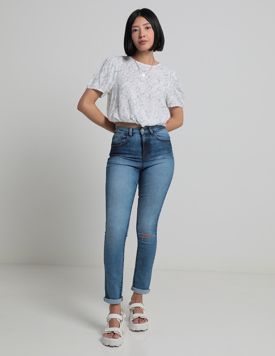 Blusa manga corta para mujer 3