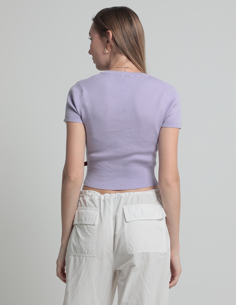 Blusa manga corta para mujer 2