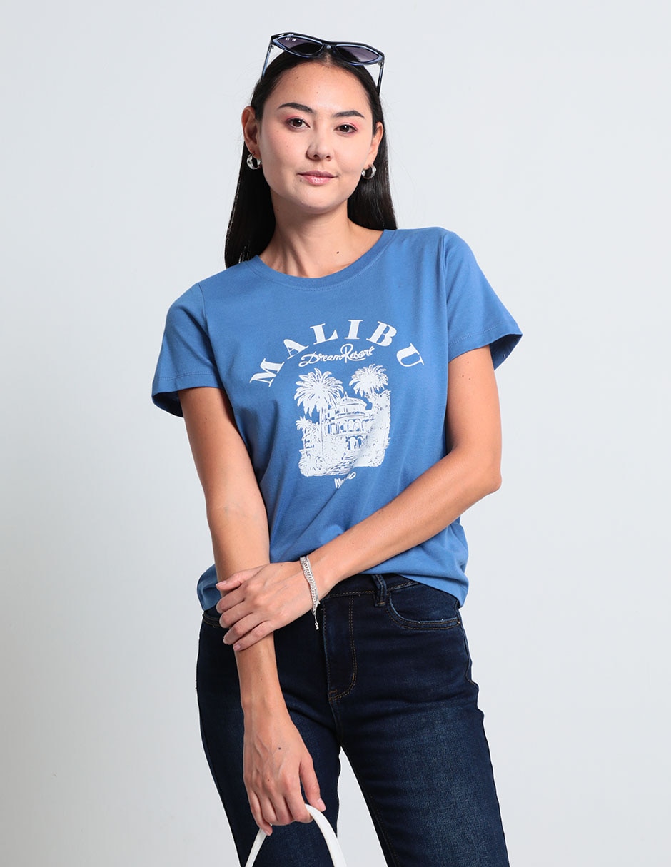 Mickey Mouse Playeras Dama Suburbia Playera Manga Corta Disney Dtr