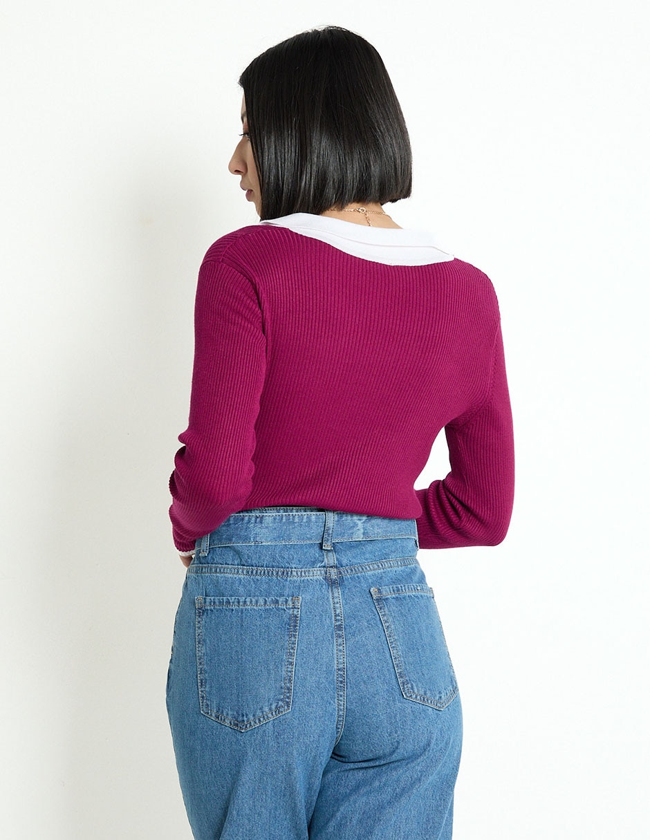 Blusa manga larga para mujer 2