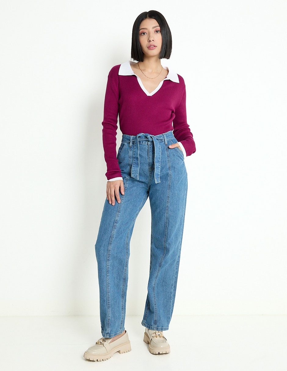 Blusa manga larga para mujer 3
