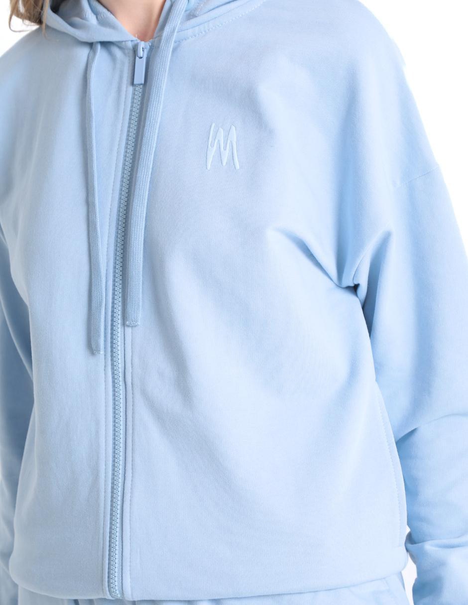 SUDADERA MOSSIMO, EG, DENIM CLARO LISO