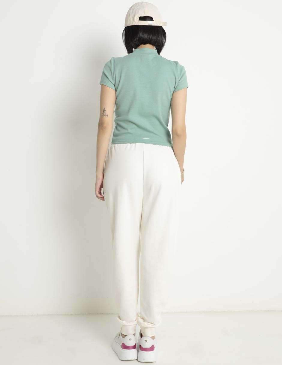 Pants regular con jareta para mujer 2
