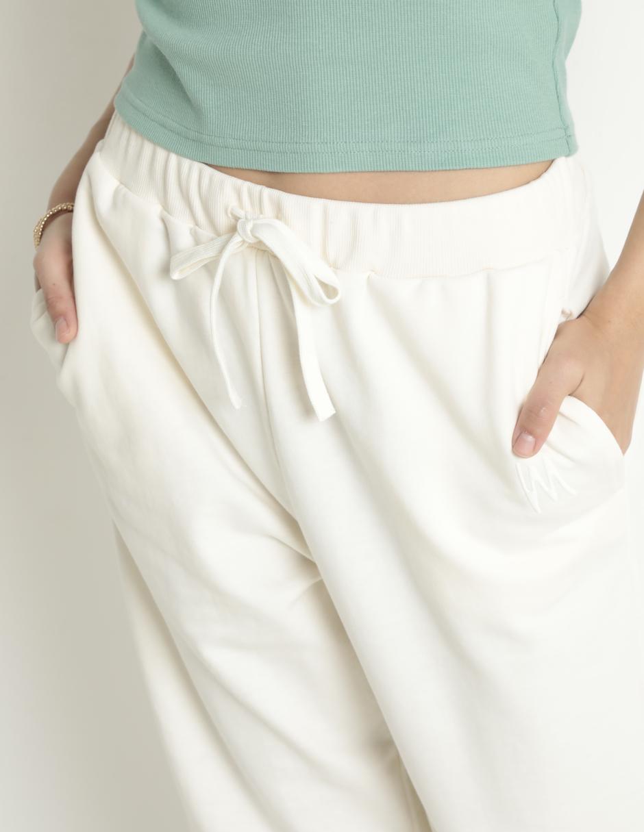 Pants regular con jareta para mujer 4