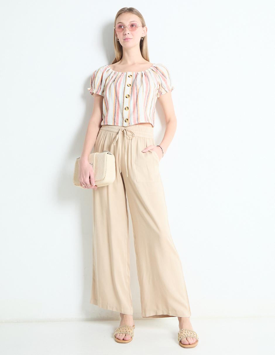 PANTALON MOSSIMO, G, KHAKI CLARO LISO C