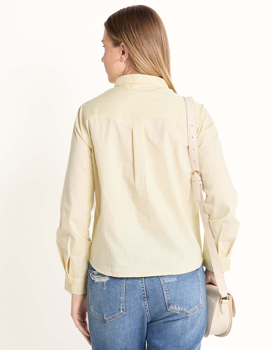 BLUSA MOSSIMO, G, AMARILLO BEBÉ LISO C