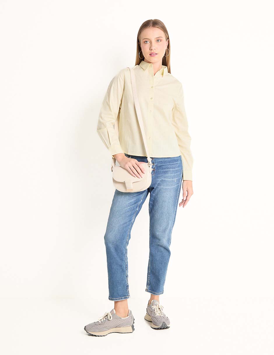 BLUSA MOSSIMO, G, AMARILLO BEBÉ LISO C