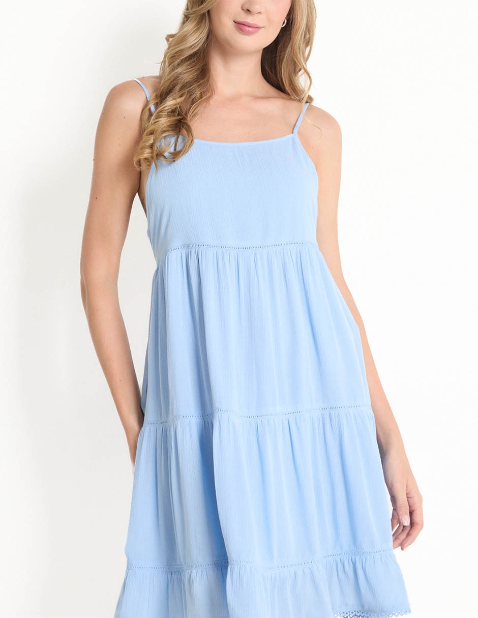 Vestido arriba de la rodilla casual para mujer 4