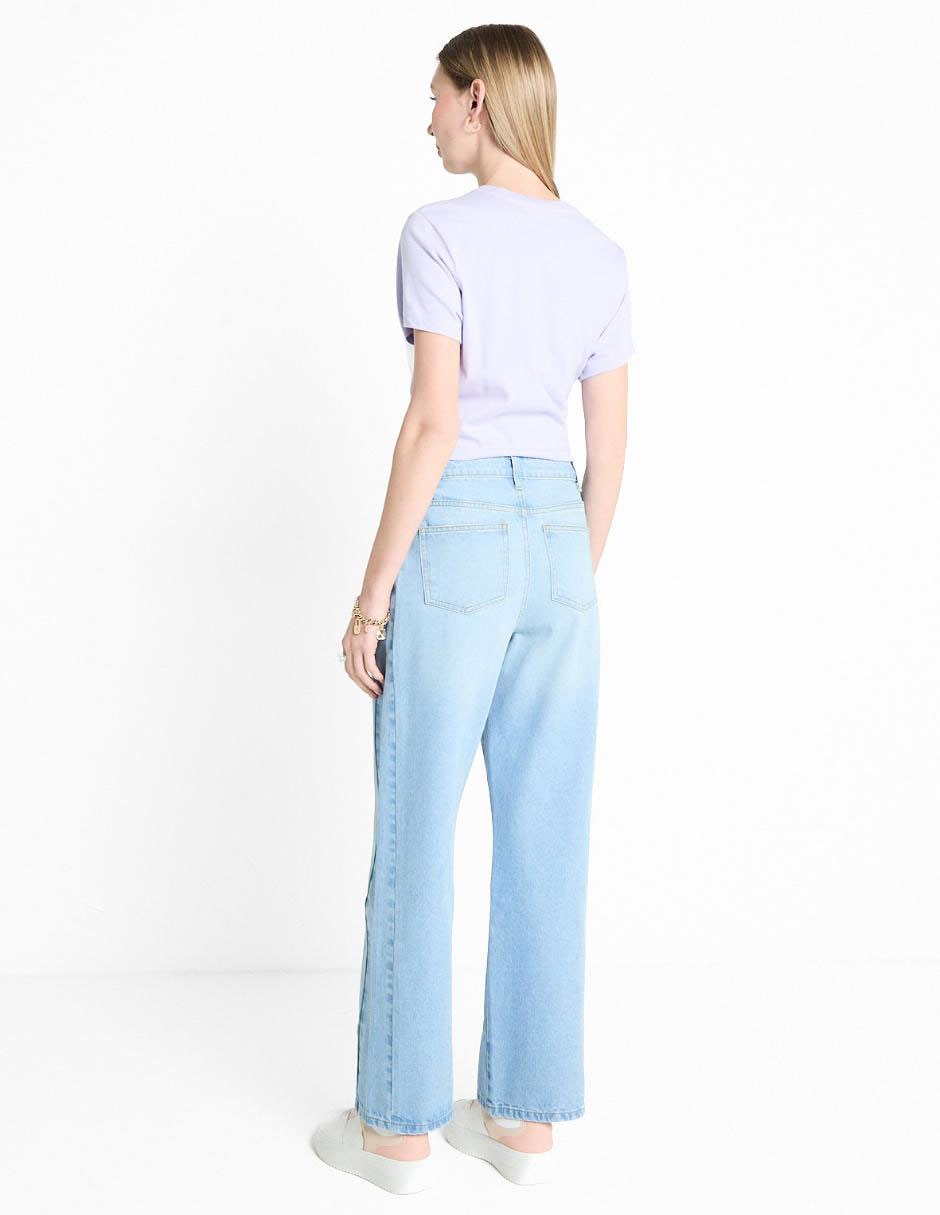 Jeans relaxed straight para mujer 2