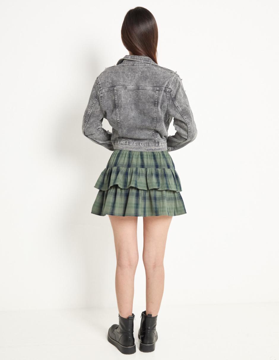 Falda mini a la cintura 2