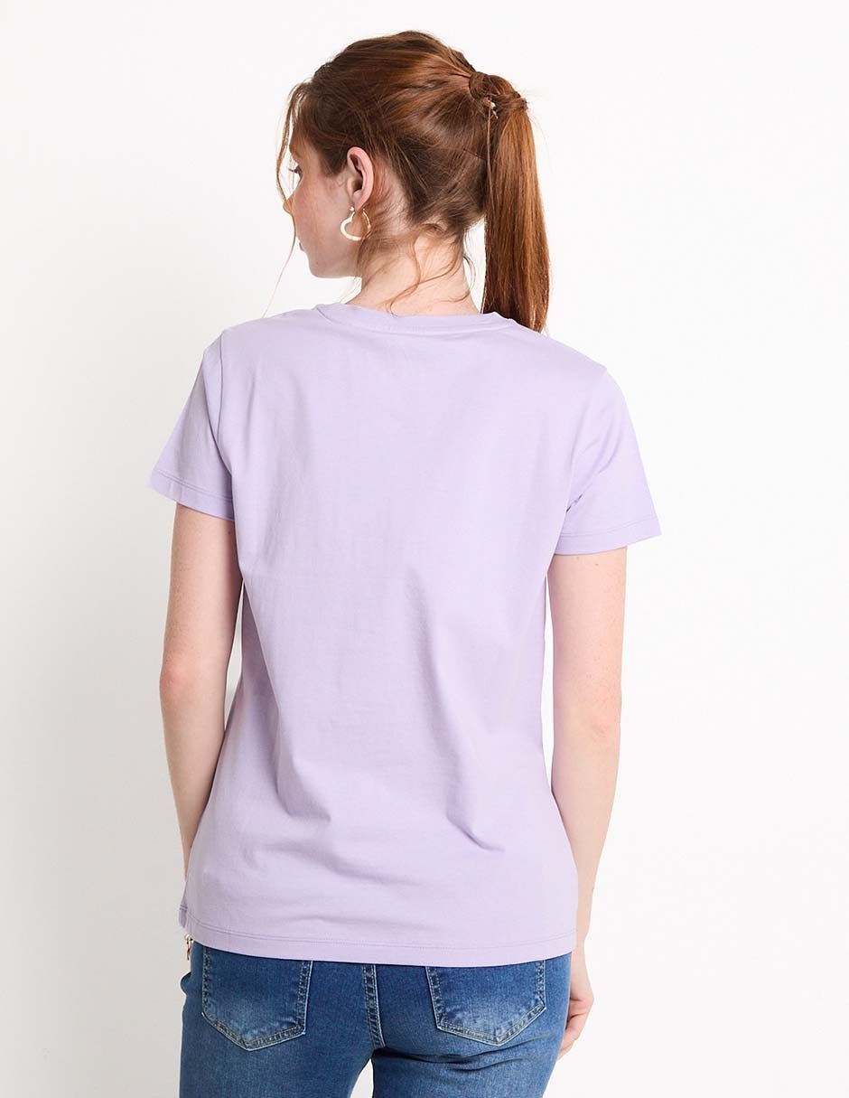 PLAYERA MOSSIMO, ECH, LILA MEDIO MSM25P