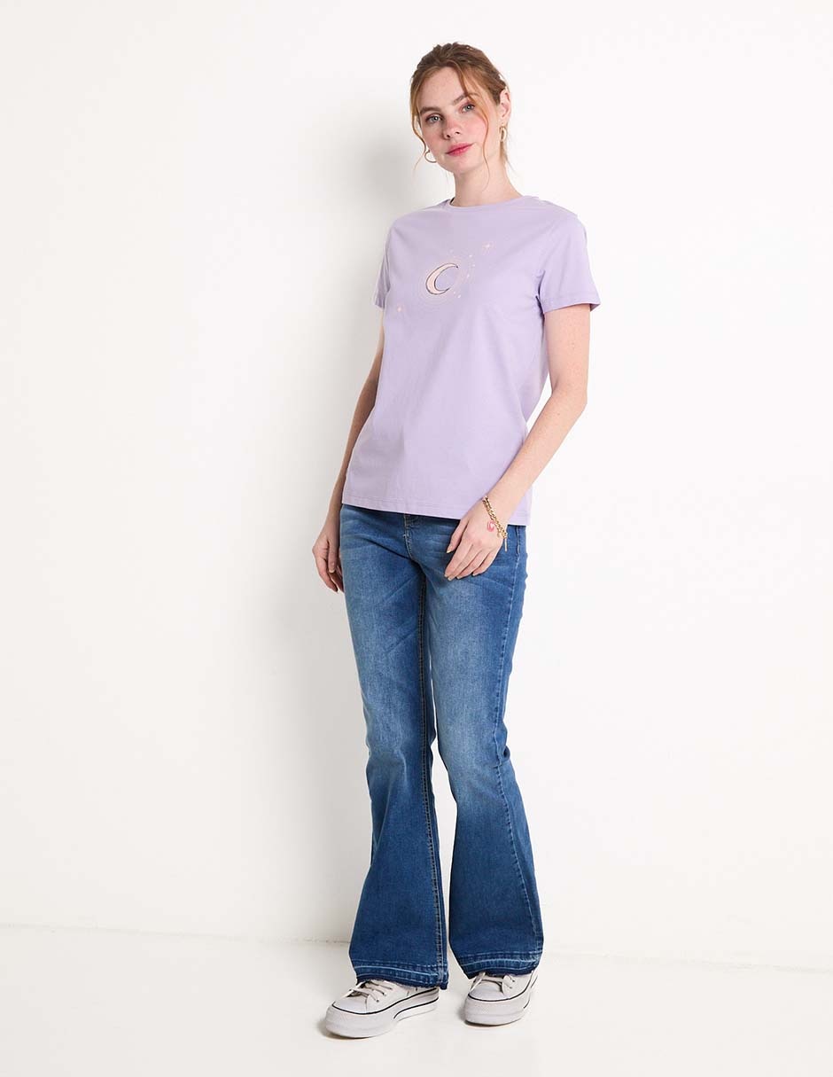 PLAYERA MOSSIMO, ECH, LILA MEDIO MSM25P