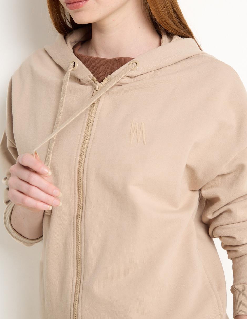 Sudadera con capucha y bolsa para mujer 4