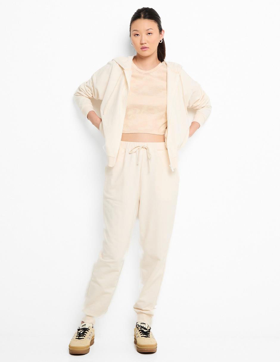 Pants regular con jareta para mujer 3
