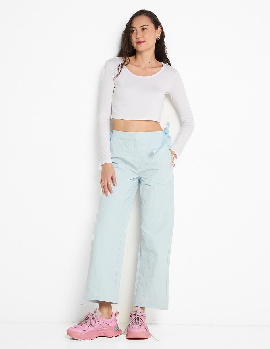 Pantalón cargo amplio para mujer 3