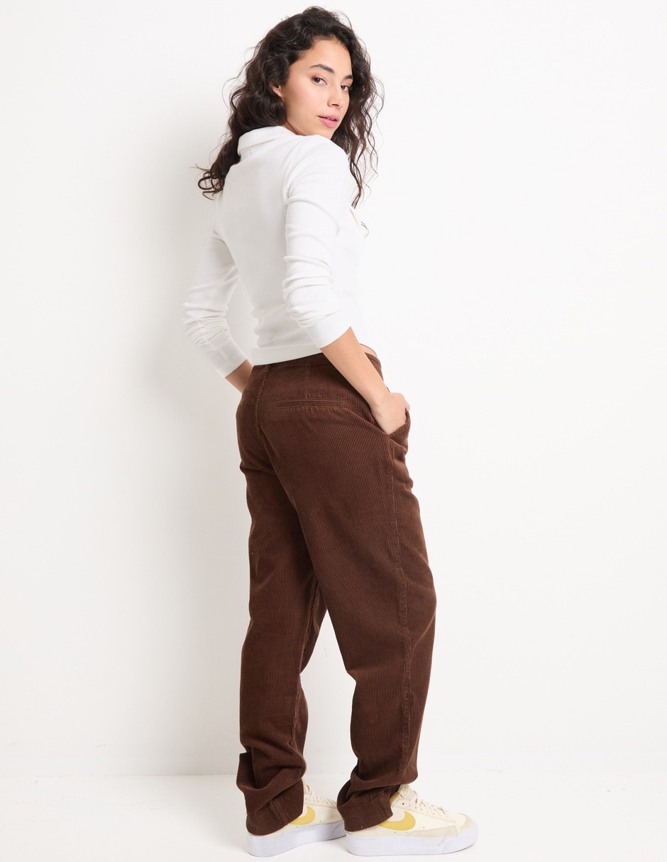 Pantalón relaxed straight para mujer 2